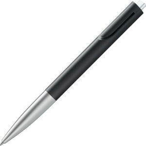 Lamy noto black-silver �{�[���y�� - �v���X�`�b�N���̎O�p�`�̃{�f�B��������V���v���ȃ{�[���y�� - �N���b�v�̓{�f�B�̗֊s���琶�܂�Ă��܂� - ��e�ʂ� M 16 ���t�B���i���� M�A���j�t��