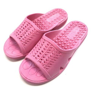 (サンダル) 通気性 水濡れに強い 歩きやすい (ニッポンスリッパ) ピンク 22cm 400871?鞋 室内 屋外 来客用 にも