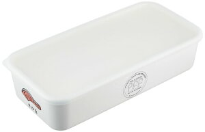 割れにくい 保存容器 キャニスター スクエアストッカー 約12×25cm PFF たべもの 冷凍 食洗機 電子レンジ対応 さかな 20−458228