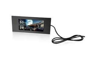 Thermaltake 6.0inch LCD Panel Kit for View 600 TG Black LCD�p�l���L�b�g AC-080-OO1NAN-A1 CS9396