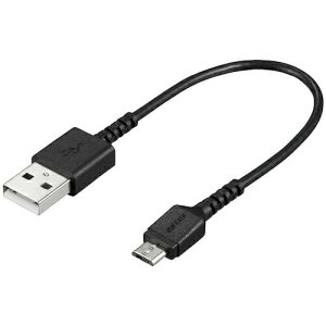 BUFFALO USB2�D0 A to microB ���o�[�u�b�V���X�����P�[�u�� 1�D0m �u���b�N BU2AMBS10BK