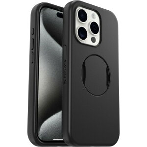 OtterBox iPhone 15 Pro OTTER GRIP SYMMETRY (Vg[) ϏՌ Black