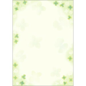 ササガワ(Sasagawa) タカ印 ポップ用紙 4-1916 和紙風 和柄用紙 和ごころ 白つめ草 A4 100枚