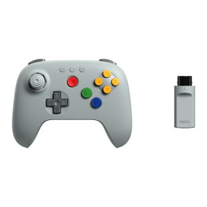 8BitDo 64 2.4G ���C�����X �R���g���[���[ (�I���W�i�� N64 �R���\�[���A�A�i���O 3D�A����� Windows �p) (Grey)