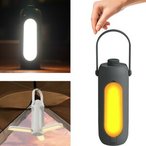Genki LED���@�\�����^�� 750���[�����[�d��3�F���i�K���� 360°�Ɩ� (�_�[�N�O���[)