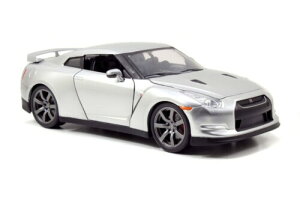 JADATOYS 1:24���C���h�X�s�[�h�_�C�L���X�g�J�[ BRIAN'S NISSAN GT-R R35 �j�b�T�� �V���o�[