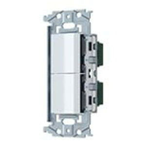 パナソニック(Panasonic) SO-STYLE 埋込ロングハンドルスイッチセット スイッチC×2 マットホワイト WNSS52292W