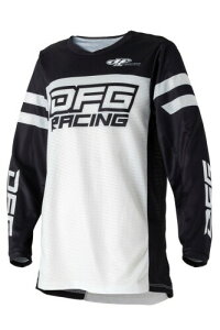 (ダートフリーク) DFG ソリッド ジャージ ユース(子供用) YXXS(110cm) サイズ ブラック/ホワイト DG0752-102-001