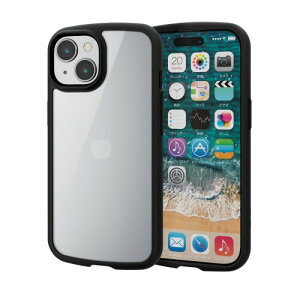 GR iPhone15 P[X TOUGH SLIM LITE wʃKX ϏՌ Ռz ^ y XgbvV[gt Xgbvz[t (SzũGA[NbVՌz) ubN PM-A23ATSLFCGB