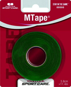 ~[[(Mueller) Me[v `[J[ uX^[pbN O[ 38mm Mtape Team Color Blister Pack Green (1) LkRbge[v 430821 O[ 38mm