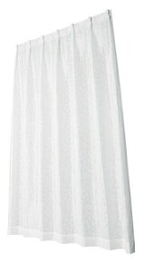 ���j�x�[�� �~���[���[�X�J�[�e�� ���^���i �z���C�g ��100×��176cm 2���g
