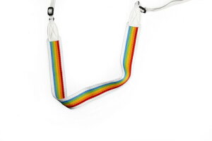 Polaroid(|Ch) |ChJ tbg Xgbv C{[O[ Polaroid Camera Strap Flat ? Rainbow grey (6054)