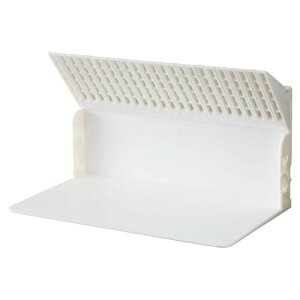 リヒトラブ 1冊でも倒れない ブックスタンド ブックエンド CD DVD収納 ホワイト A3575-0