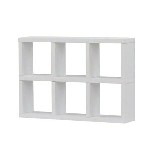 エイアイテック(AITECH) AIS ディスプレイラック2段×3列 幅52.3×奥行10×高さ35.4cm オークホワイト MRX-321 OKWH