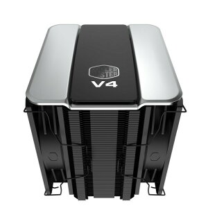 CoolerMaster V4 Alpha 3DHP Black �Ǝ��Z�p�u3DHP�e�N�m���W�[�v���ڂŗ�p����������uV4�v�V���[�Y���CPU�N�[���[ �f���A���t�@�����ڃ��f�� (MAZ-T2HP-217PK-R1)