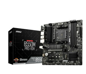 MSI B550M PRO-VDH AMD Ryzen 5000/4000G/3000V[YvZbTΉ Socket AM4 DDR4 PCIe4.0Ή Micro-ATX }U[{[h MB6468