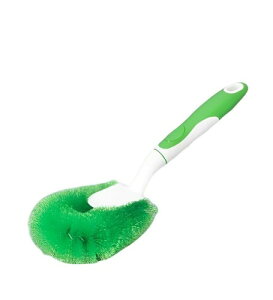 日本クリンテック(Nihon Clean tech) NEWグリーンたわし ハンドル付き 大 幅11cm 全長32cm 業務用 機械工具 作業靴 キッチン 家中 汚れ落とし