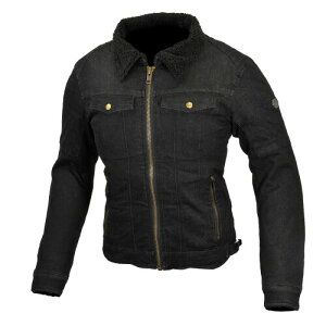 コミネ(KOMINE) バイク用 ジャケット JK-617 ロテクトデニムフライトジャケット ジーンズ Black Denim 2XL