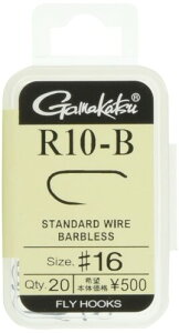 ���܂���(Gamakatsu) �t���C�t�b�N R10-B 16�� 20�{ �t���b�g�u���b�N 66141
