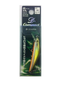 スミス(SMITH LTD) ミノー D-コンパクト 3.5g 45mm TSレーザー #4