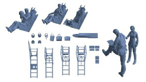 HMA 1/72 F-2A/B �p�C���b�g�v���t���C�g ���W���L�b�g 725 (�l)