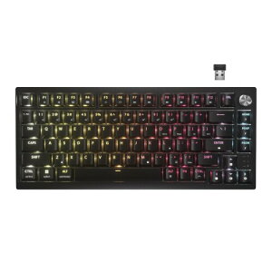 CORSAIR K65 Plus ���C�����X 75% RGB �z�b�g�X���b�v�\ ���J�j�J���Q�[�~���O�L�[�{�[�h ? �����ς� MLX �t���[�W���� �^�N�^�C���X�C�b�` ? �f���A�����C���[�T�E���h�_���s���O ? PBT �L