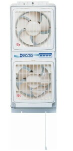 高須産業 窓用換気扇ツインファン 同時給排形 FMT-200P 付属品(mm)(長)サッシ470-2本(短)サッシ350-2本 取付可能窓枠高さ(mm)690〜1450