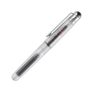 エルバン ローラーボールペン カートリッジインク用 細字(0.5mm) インク1本付き(ブルー) インクの色と残量がすぐわかるスケルトンボディ HERBIN hb-pen03