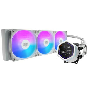 Cooler Master ML Core Nex Digital 360 WH ARGB �f�W�^���p�l�����ځuMasterLiquid Core Nex Digital�v�V���[�Y 360mm����CPU�N�[���[ �z���C�g���f�� (MLX-D36M-A18PW-RD)