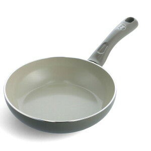 グリーンパン(Greenpan) グリーンシェフ フライパン 20cm IH 対応 セラミック加工 内外面こびり付きにくくてお手入れ簡単 有害物質不使用 アースカラー クオーツグレー