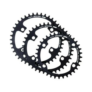 XMm(Sugino) GRV4-SWN 44T 3/32 BLACK for Shimano 4A[NNp(4 Bolts) `F[O 1
