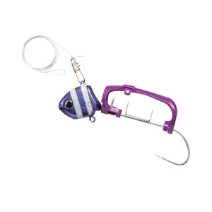 シマノ(SHIMANO) ルアー 針・仕掛け サーベルマスター 船テンヤ β ゲキハヤ 2021 PN-VN1U 30号 船釣り タチウオ 紫ゼブラ夜光K