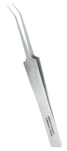 ミネシマ(Mineshima) 極細先曲ピンセット 125mm ホビーツール F-125M