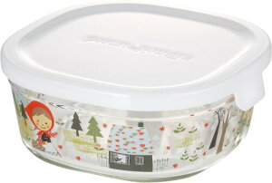 iwaki(�C���L) �ϔM�K���X �ۑ��e�� �V���W�J�g�E precious red hood �p�^ S 450ml ���͂� 1�V �p�b�N&�����W B3240-SNA1