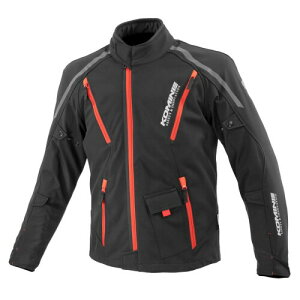 (KOMINE) �o�C�N�p �W���P�b�g JK-627 �v���e�N�g�\�t�g�V�F���W���P�b�g �\���A�[�m Black Red XL 07-627