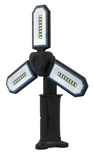 長輝ライトテック 充電式 三つ葉作業灯 COB LED 8W WL-05 ランタン 約800lm 作業灯 投光器