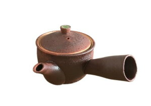 ヤマ庄陶器 急須 鉄赤 約径13×16×高さ9.5cm 信楽焼 Cha-1-4