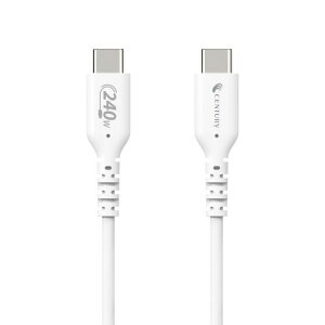 �Z���`�����[ USB-C �� USB-C �P�[�u�� ���炩�����ϋv��TPE�f�� PD�Ή� 240W iPhone16e/16/15/Macbook Pro/Air/iPad/Galaxy/Pixel Android�e��/�m�[�g�p�\�R��/Nintendo Switch���ɑΉ� ���x�Z���T�[�imini-Breaker�j