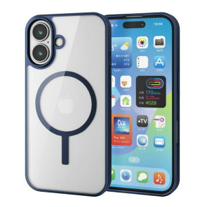GR iPhone 16 P[X NA }Olbg MAGKEEP nCubh t[t CX[dΉ 4pGA[NbV lCr[ PM-A24AMAG03NV
