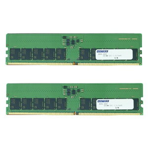 アドテック ADS4800D-E32GDBW 6年保証 DDR5-4800 UDIMM ECC 32GBx2枚 2Rx8