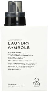 ɂ fBXyT[ h[  {g 600ml LAUNDRY SYMBOLS zCg { 19-457108