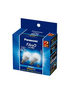 パナソニック ミニクリプトン型 パルック LED電球 口金 E17 電球40W形相当 昼光色相当(4.0W) 小形電球・広配光タイプ 2個入 断熱材施工器具 密閉器具対応 LDA4DGE17SK42T