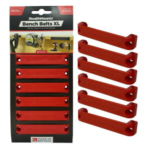 ステルスマウント ベンチベルトXL(6個入り)レッド BB-XL-RED-6