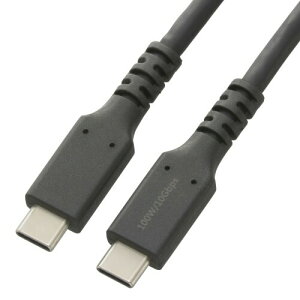 I[(OHM)I[d@AudioComm USBP[u Type-C [d PDΉ USB3.2 USB Type-CP[u PD100W 1m iPhone AhCh X}z[dP[u ubN SMT-L10U3C-K 01-7189