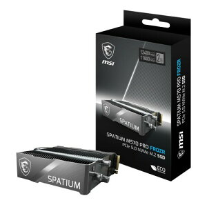 MSI SPATIUM M570 PRO 2TB PCIe 5.0 NVMe M.2 FROZR ^q[gVN PCIe Gen5 SSD HD4540