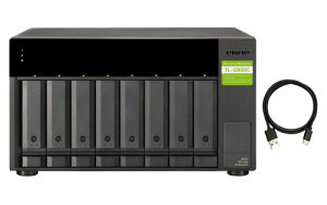 QNAP(L[ibv) TL-D800C 8xC USB 3.2 Gen 2 Type-CڑJBODXg[WGN[W[ QNAPAWindowsAMacΉ