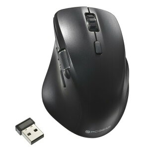 �I�[���d�@PCGEAR �}�E�X ���C�����X Bluetooth �f�o�C�X3��Ή� �É� ���C�����X�}�E�X �u���b�N M�T�C�Y �T�C�h�X�N���[���{�^���t�� PC-SMBWM10 K 01-3600 OHM