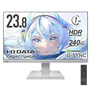 IODATA Q[~Oj^[ 23.8C` GigaCrysta 240Hz ADSpl 1ms q[[zCg P_ۏؑΉ(HDMI×2/DisplayPort/VESAΉ/yT|[g/{[J[) EX-GD242UDW