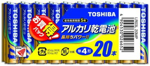 ����(TOSHIBA) �A���J�����d�r �P4�`1�p�b�N20�{���� LR03L 20MP