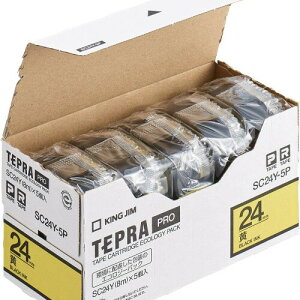 �L���O�W�� �e�v��PRO�e�[�v�J�[�g���b�W �G�R�p�b�N5�� 24mm �����x��/������ ����8m SC24Y-5P